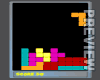 Tetris game animated