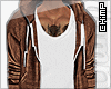 Casual brown hoodie