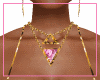 Pink  & Gold Necklace