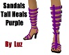 Tall Sandal Boot Purple