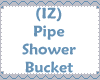(IZ) Pipe Shower Bucket