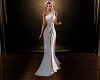 elegant silver gown