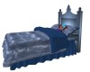 Medieval Blue Bed