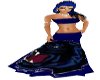 Mars Blue Gown w Panther