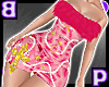 Pearl Lace Dress/Pink
