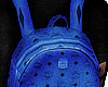 Blue Mcm Backpack