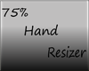 75% hand resizer