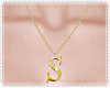 Necklace of letters S