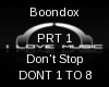 BOONDOX DONT STOP
