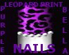 [BB] Leopard Nails Purp
