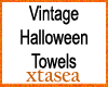 Vintage Halloween Towels