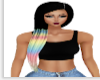 Rainbow Tip hair