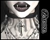 Gothic choker + necklace