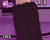 black fur boots.