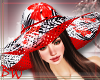 Red & White Beach Hat