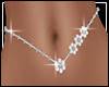 Slvr Diamond Belly Chain