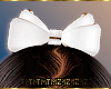 Add On Big Bow *White