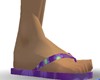 purple Flower sandal 2