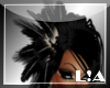 L!A hair feather blk