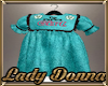 Papa's Girl Teal Dress