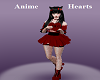 Little Girl Anime Hearts