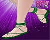 K* Twist Green Sandal