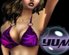 [YUM] Wild purple bikini