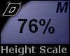 D► Scal Height *M* 76%