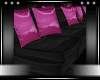Pink/Black Long Couch