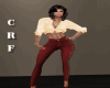 CRF* Red Laced Jeans