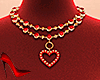 👠 Pretty Red Necklace