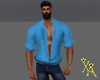 Chr Men's open shirt Sea