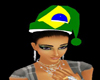 cristmas Brasil hat