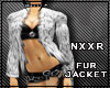 NR-AFL2 FUR JACKET WHITE