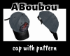 A/B cap with pattern