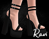 R. Bea Black Sandals