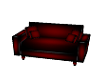red pvc cuddle couch