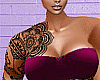Tattoo Purple Top Sexy
