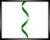 Green ribbon streamers
