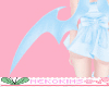 Demon Wings Baby Blue