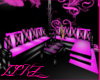LPKZ Pink/Black PCV Sofa