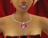 CAN Pink Heart Necklace