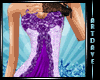 Art Purple Wedding Dress