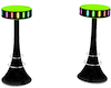 neongreen club bar stool