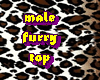 Male top in furry