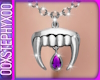 |S| Fanged Necklace