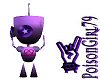 Purple heartagram robot