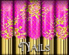 Pink Lace Gold Rose