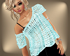 *S* Blue Woven Top