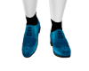 Blue Shoe W/Blk Socks